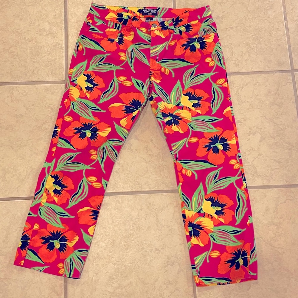 Ralph Lauren Cropped Tropic Jeans size 6